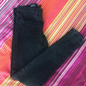 Faded black jeans